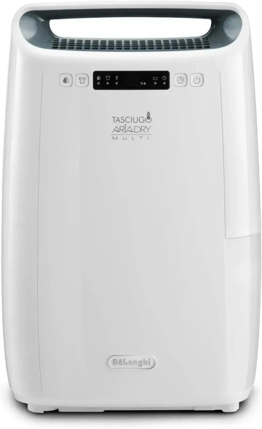 De’Longhi Tragbarer Luftentfeuchter 16L/Tag mit Filtersystem, Leise, Anti-Schimmel, Weiß